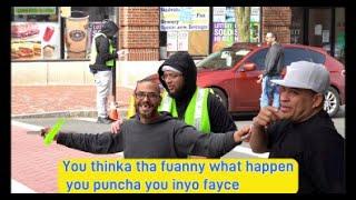 Fake parking ticket prank ANGRY GUY TRIES TO SWING