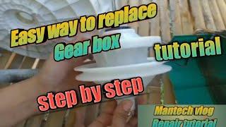 PAANO MAGPALIT NG GEAR BOX SA WASHING MACHINE#GEARBOX#WASHING#MANTECHVLOG