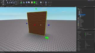 How to make button door in Roblox studio