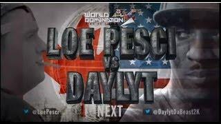 KOTD - Rap Battle - Loe Pesci vs Daylyt  #WD4