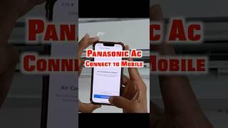 Panasonic Ac Ko Mobile se kaise Connect kare #panasonic #airconditioner #shorts