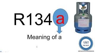 Meaning of a in R134a