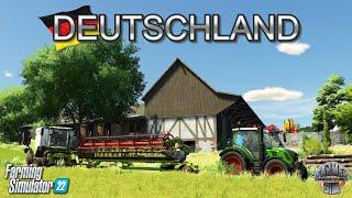 NEW SERIES - Lets Begin With A HARVEST - Deutschland - Episode 1 - Farming Simulator 22