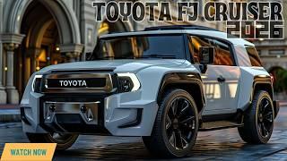   WOW 2025-2026 Toyota FJ Cruiser Design Preview 