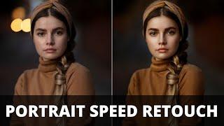 Portrait Speed Retouch  Outdoor Natural Light Portrait  Editing Time Lapse