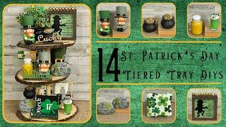 14 St. Patrick’s Day Tiered Tray Decor DIYs