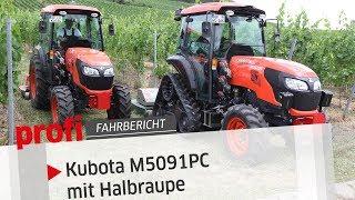 Kubota M5091PC Weniger Bodendruck - mehr Steigfähigkeit  profi #Fahrbericht