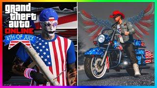 ALL NEW Limited Time 4TH JULY INDEPENDENCE DAY 2024 Content - OutfitsCars GTA 5 Online DLC Update