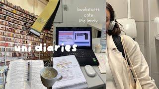 med student VLOG  slice of life study in cafes bookstores