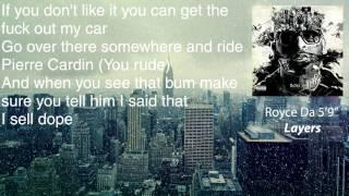 Royce Da 59 - Dope Ft. Loren W. Oden - Lyrics HD&HQ
