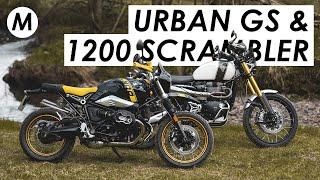 2021 BMW R nineT Urban GS 40 Years & Triumph Scrambler 1200 XE  Back-To-Back Motovlog