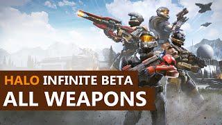 Halo Infinite Beta - All Weapons Gameplay Ultra settings Ultrawide