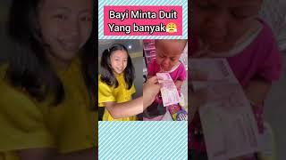 Bayi Ajaib Minta Uang yang banyak sama aku  Aku Nangis #shorts Nasya kaila nazifah