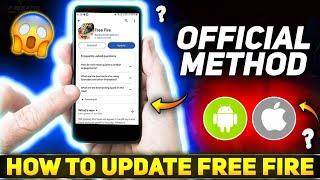 How To UPDATEDOWNLOAD Free Fire  How to Update Free Fire After OB45  Update Normal Free Fire