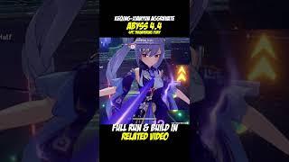 KEQING-XIANYUN AGGRAVATE SPIRAL ABYSS FLOOR 12 Genshin Impact 4.4 #gameplay #keqing #xianyun #abyss