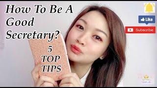 HOW TO BE A GOOD SECRETARY  My 5 Top Tips  More Than 10 Years Experience