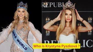 Krystyna Pyszková Miss World 2024 Winner  Lifestyle  Biography  Age  Height  Net Worth  Wiki