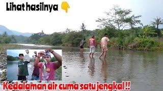 Mancing ikan nila di spot dangkal