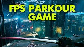 FPS PARKOUR GAME - Cyberpunk Style - Ghostrunner Gameplay Ninja Parkour Game