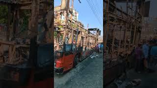 ছাদ খোলা BRTC BUS  #shorts #viral