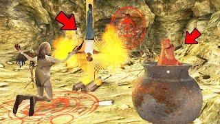 What Happens If You Visit This Cave in GTA San AndreasWitch Easter Egg