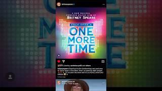 Britney Spears SHOs Public Support to Once Upon A One More Time on Broadway