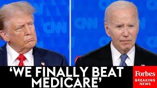 MAJOR DEBATE GAFFE Biden Says We Finally Beat Medicare During First Presidential Debate