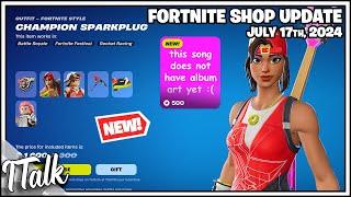 *NEW* CHAMPION SPARKPLUG & BROKEN ITEM Fortnite Item Shop July 17th 2024 Fortnite Chapter 5