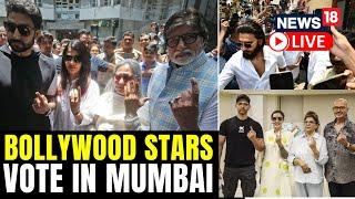 Lok Sabha Elections LIVE  Bollywood Celebrities Flock In To Cast Their Votes  Live News  N18L