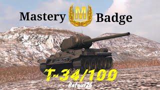 T-34100 Ace tanker mastery badge #wotb