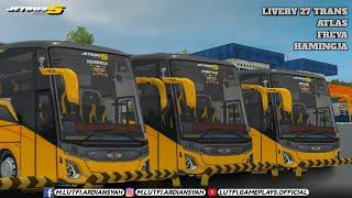 TERBARU. 27 TRANS ATLAS FREYA HAMINGJA  MOD JB5 SG KP PROJECTS  Mod Bussid Terbaru V4.3.1