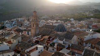 Drone Video of Finestrat and from the Hike Around Mount Puig Campana in Alicante