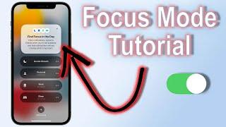 How To Use Focus On The iPhone 13 12 11 and iPad with iOS 15  iPhone 13 Tutorial