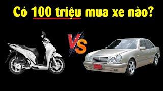 Có 100 triệu nên mua Ô tô hay xe máy SH??