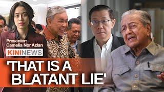 #KiniNews I never threatened to sack Guan Eng - Mahathir denies claim Zahids DNAA remains