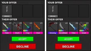 What Do People Offer For Glitch2 Knife? MM2