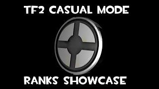 TF2 Casual Mode Ranks Showcase