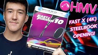 FAST X 4K Steelbook opening HMV exclusive