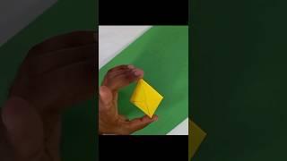 How To Make A Paper Diamond Spinner  Paper Spinner #shorts #youtubeshorts