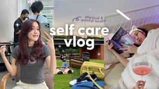 Self Care Vlog ชวนมาดูแลตัวเองทั้งกาย+จิตใจ ลองเล่น Pilates Work Life Balance  Peanut Butter