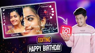 New Viral Happy Birthday Status Editing in InShot Video Editor  Birthday Status Video Edit
