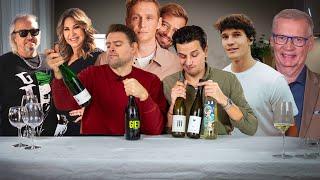 5 Promi Weine im Test mit Max Giermann  Günther Jauch Wincent Weiss Geissens Schweighöfer etc.