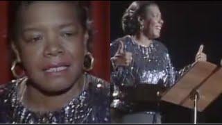 Still I Rise by Maya Angelou 1987 Live performance