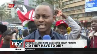 Nairobi Kenyans gather for memorial event for Finance Bill protest victims