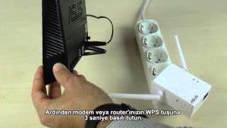 ASUS Menzil Arttırıcılar - WPS Tuşu ile Kolay Kurulum  ASUS