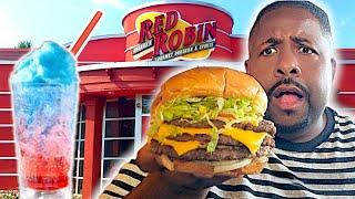 I Tried Red Robins NEW Gold Medal Burger Challenge and Its HUGE