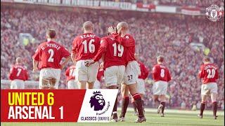 PL Classics Yorke hat-trick stuns the Gunners  Manchester United 6-1 Arsenal 200001