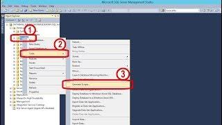 How to Generate Script in SQL Server 2014 With Data  Generate Script in SQL   swift learn