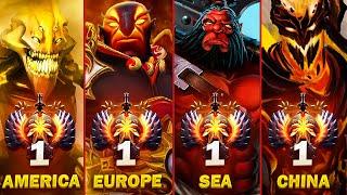 TOP-1 Rank of all regions - Best Dota 2 Players