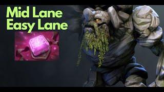 Dota 2 Tiny Mid Lane First İtem is Easy Lane 7.36C Patch